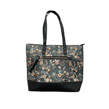Charger l&#39;image dans la galerie, Beauté Esthétique Isabelle - Sac Noir à Motifs Fleur Recto
